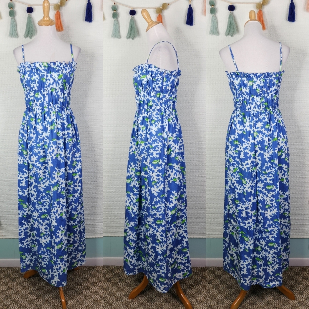 Coco Shop Shirred Maxi Dress - Picture 3 of 10